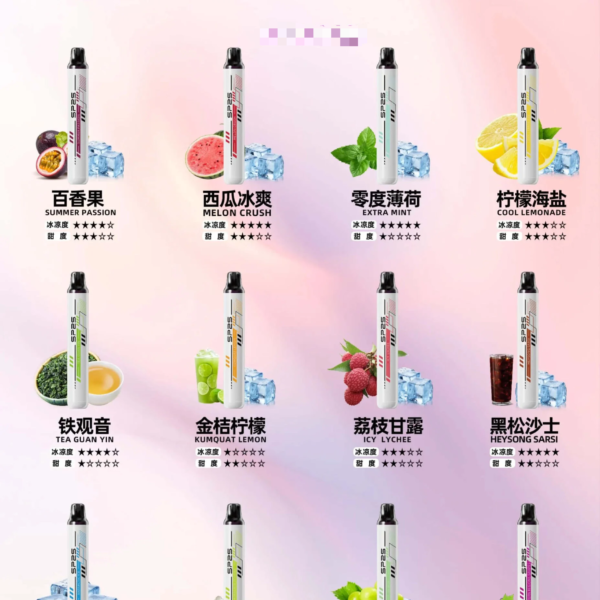 SP2S抛棄式一次性5000口可充電電子烟3% 滿十免郵 (複製)